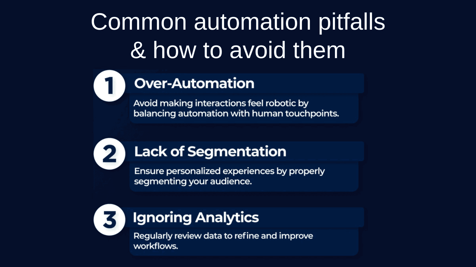 Automation-pitfalls Automation-pitfalls