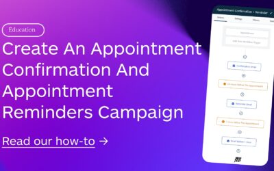 How to create an appointment confirmation and appointment reminders campaign in Glowedge.