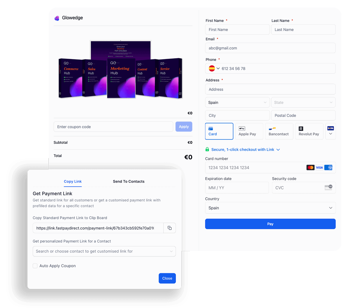 glowedge payment links
